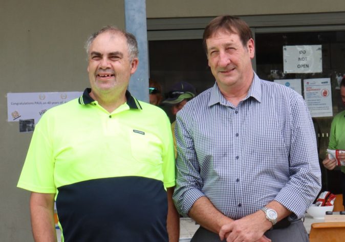 Paul recently celebrated his 40 years working for Kurrajong Commercial Enterprises!