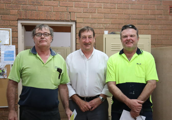 Congratulations Nicholas on 45 years and Stephen on 35 years!